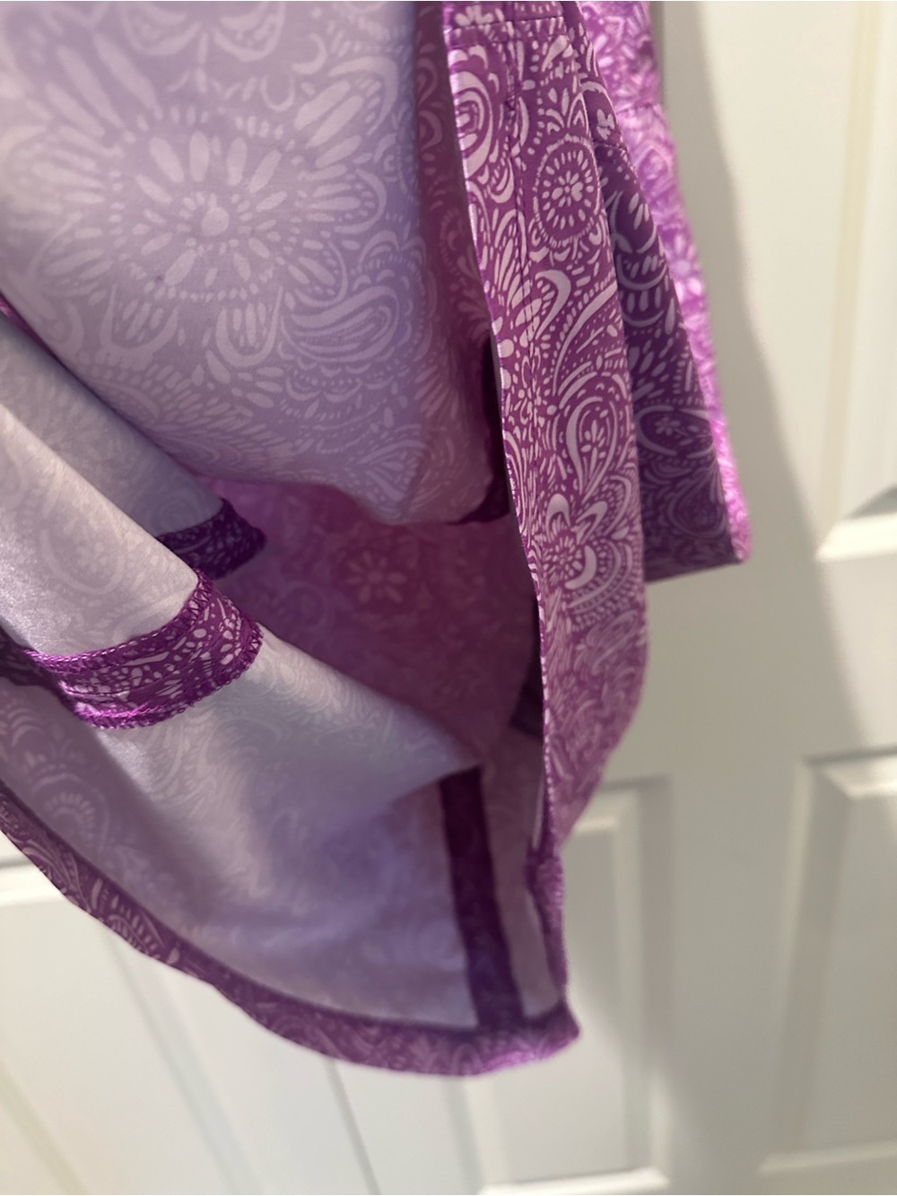 Athleta Purple Lace-Trim Chemise Dress - Picture 9 of 9